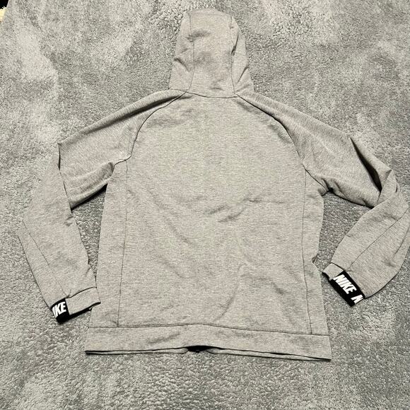 Nike Advance Full Zip Hoodie Jacket Mens Medium Pockets Fleece Gray 861742 Tech - Picture 4 of 9